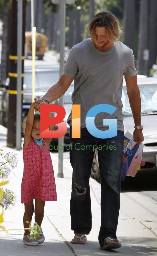 Gabriel Aubry and Daughter Nahla