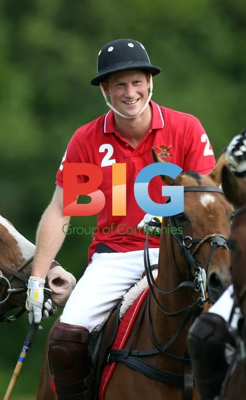 Prince Harry at Rundle Cup Polo Match