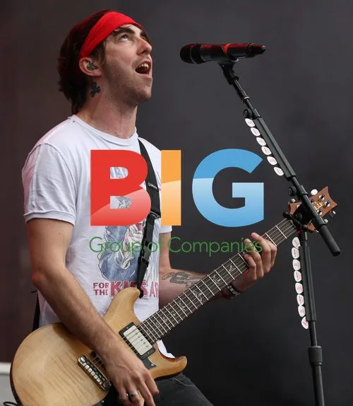 All Time Low's Alexander Gaskarth at Sonisphere 2011