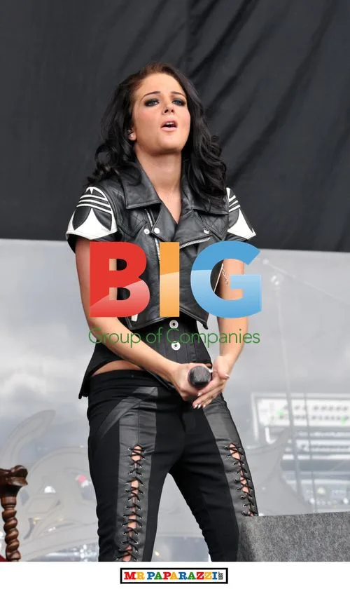 Tulisa of N-Dubz performs at T in the Park Festival 2011
