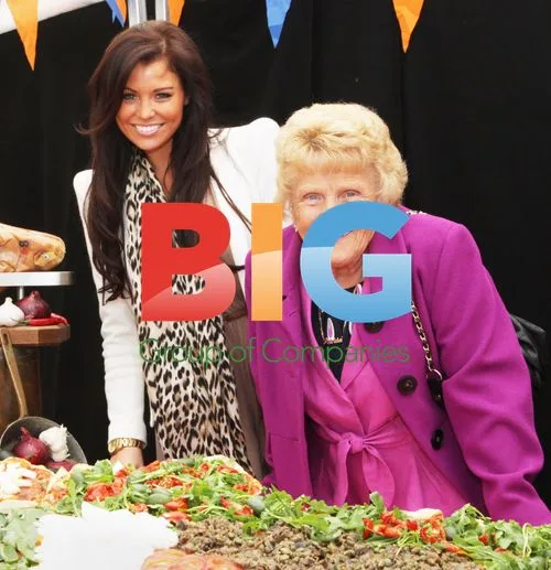 Jessica Wright, Nanny Pat and Matt Dawson promote Monster Munchies