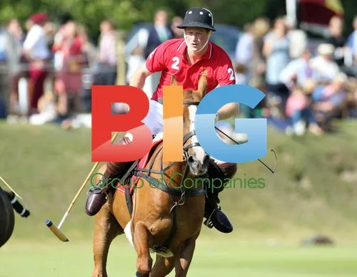 Prince Harry at Rundle Cup Polo Match