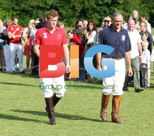 Prince Harry at Rundle Cup Polo Match