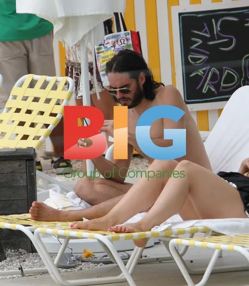 Russell Brand vacations in Miami