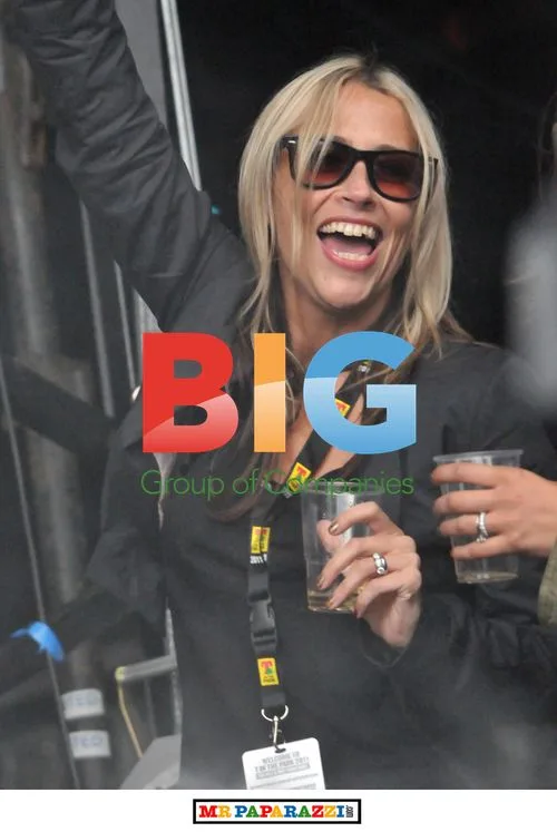 Liam Gallagher Performs at T In The Park with Nicole Appleton