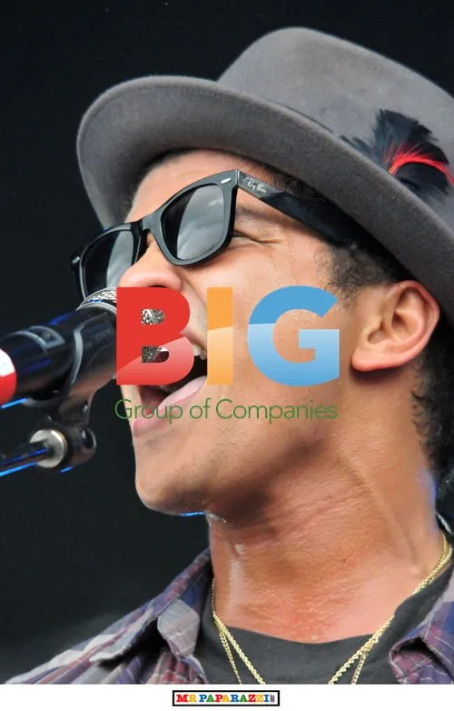 Bruno Mars Performing at T In The Park