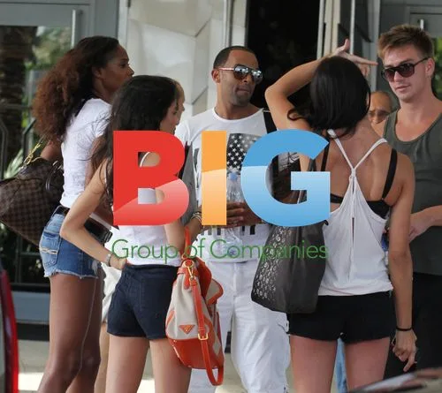 Craig David out with friends in Miami