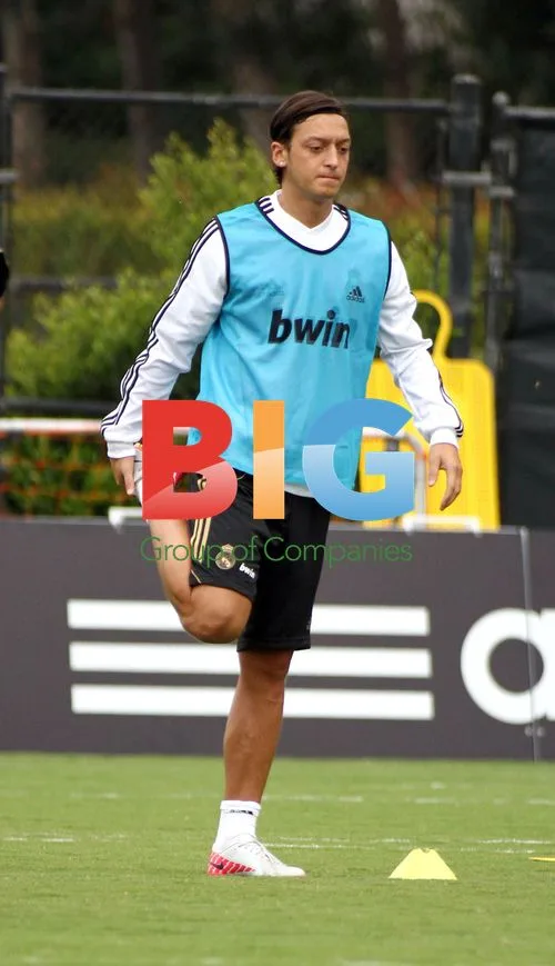 Mesut Ozil at Real Madrid Training Session