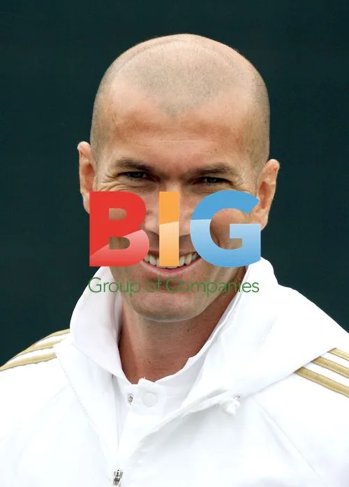 Zinedine Zidane at Real Madrid Training in LA
