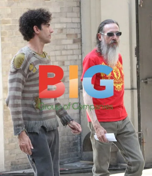 Sacha Baron Cohen on set of The Dictator