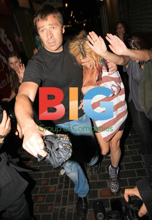 Kesha Leaving London Club