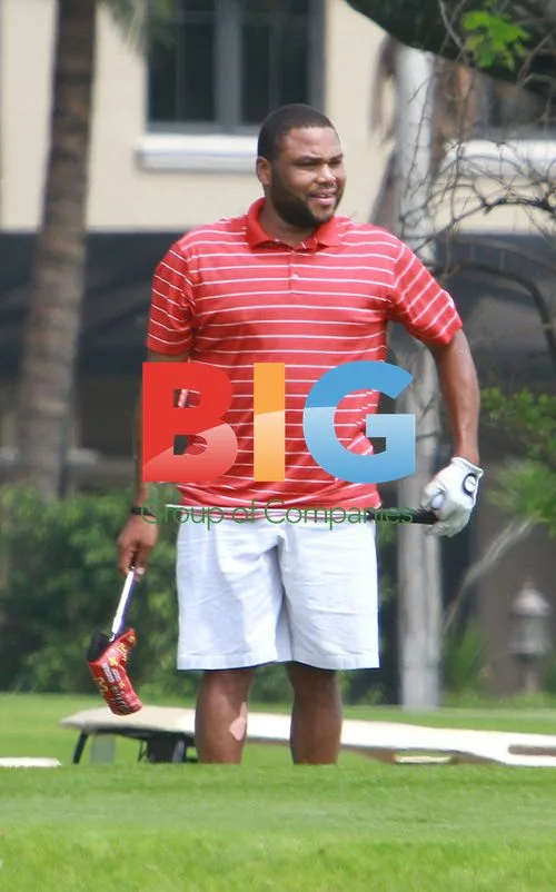 Anthony Anderson Goes Golfing