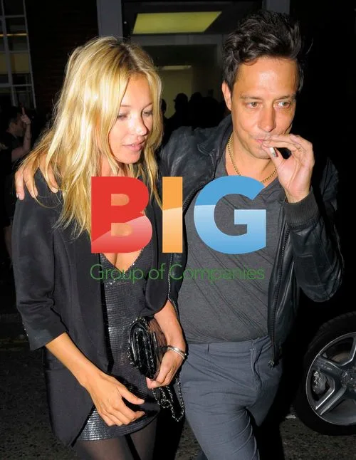 Kate Moss and Jamie Hince in London