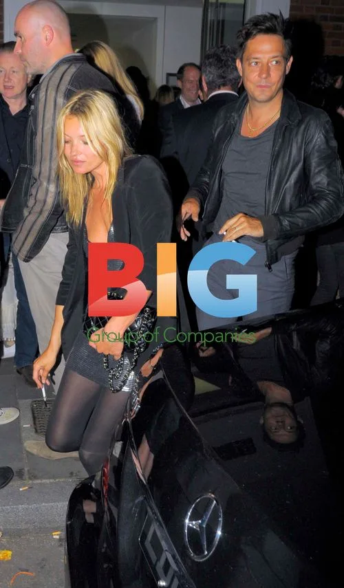 Kate Moss and Jamie Hince in London