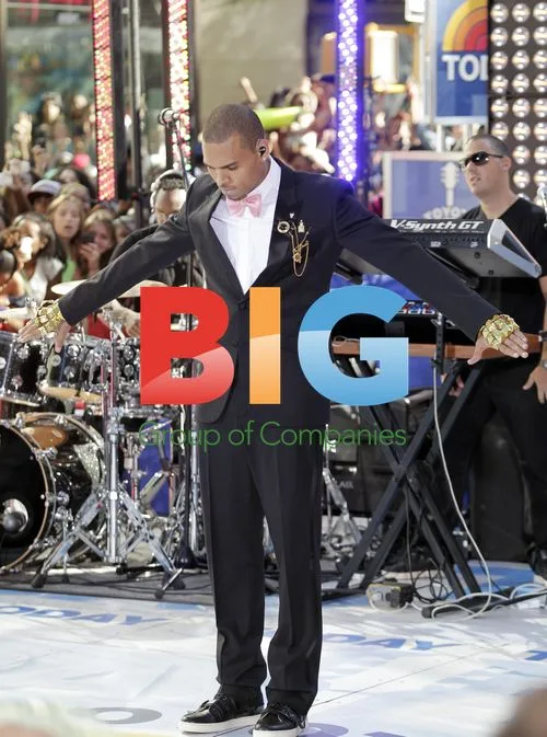 Chris Brown Performs on NBC Today Show