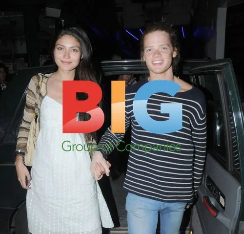 Fredrik Ferrier and Girlfriend on Night Out