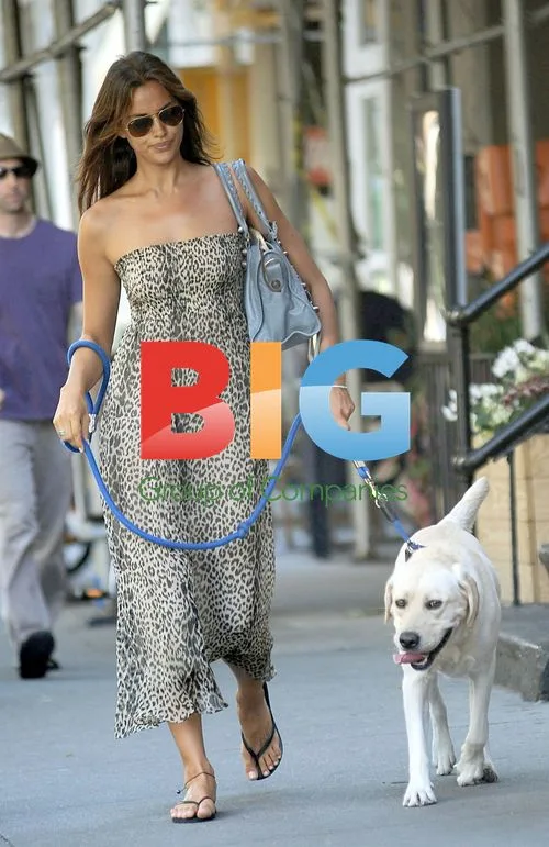 Irina Shayk Walking Dog in NYC