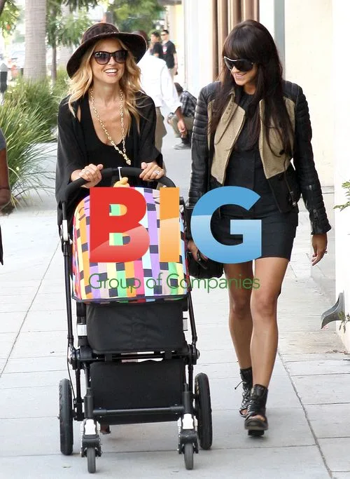 Rachael Zoe and baby shopping in LA
