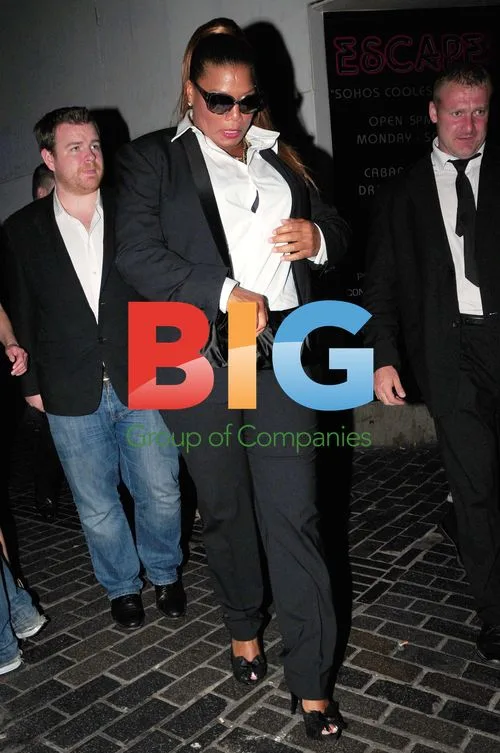 Queen Latifa Leaving The Box Club