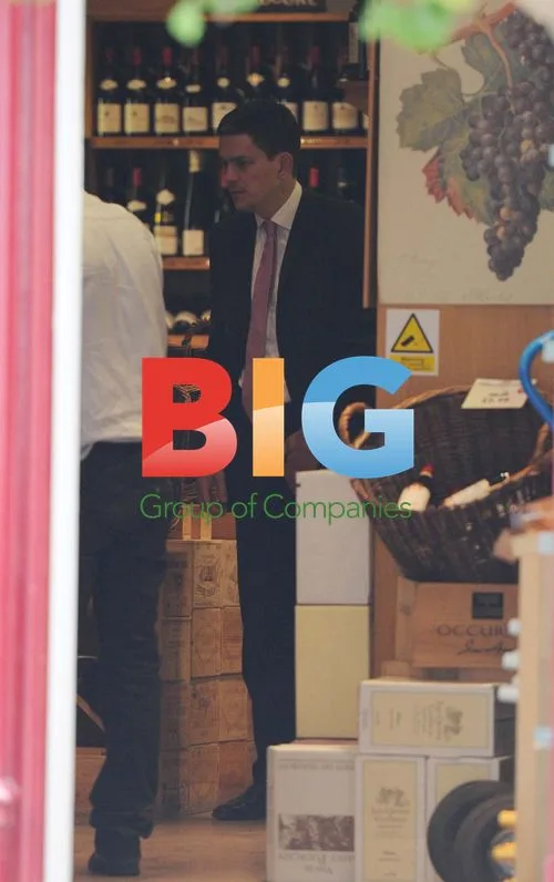 David Miliband Spotted Shopping at Wine Store