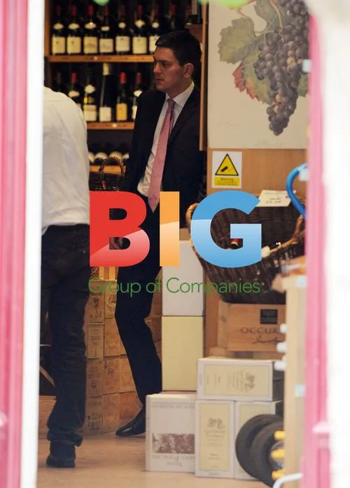 David Miliband Spotted Shopping