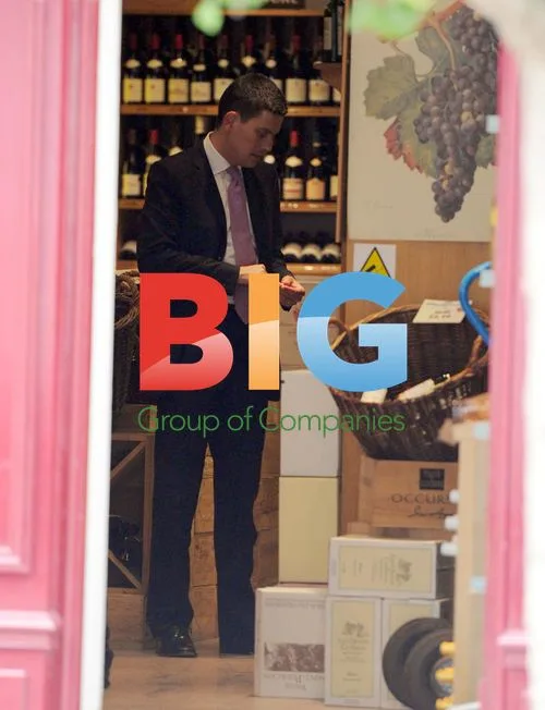 Labour MP David Miliband Shopping