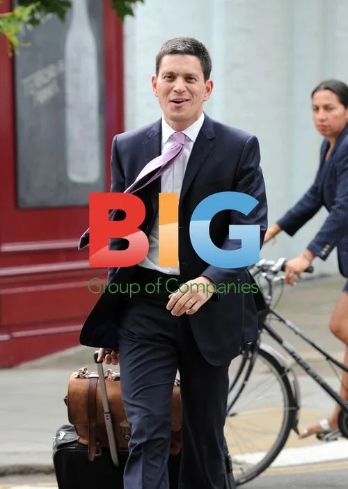 David Miliband Spotted Shopping
