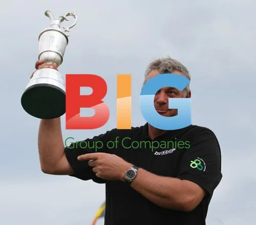Darren Clarke kisses Open Championship trophy