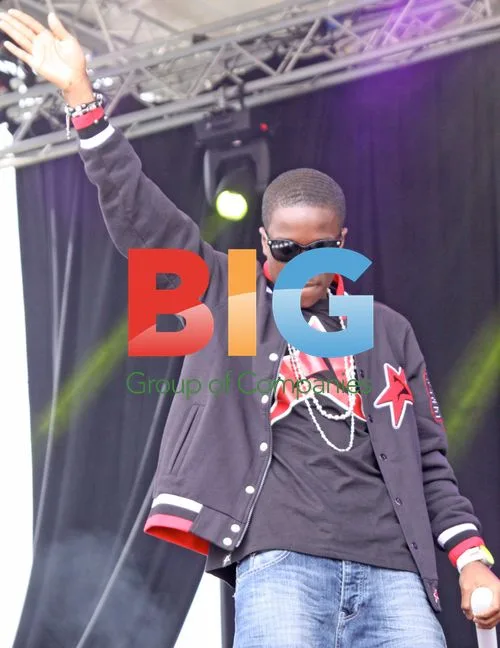 Tinchy Stryder on Stage at Stoke Live 2011