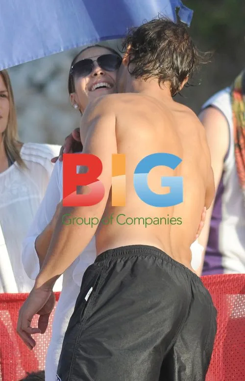 Rafael Nadal and Maria Francisca Perello at the Beach
