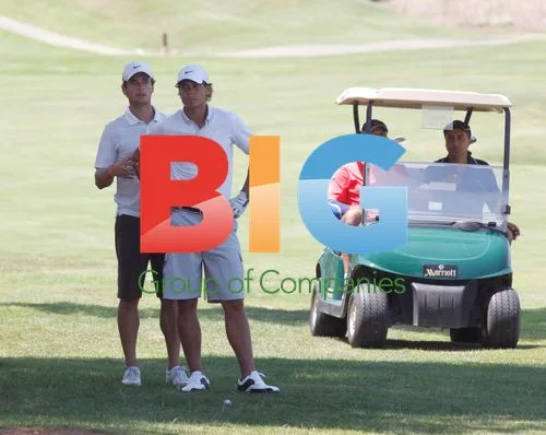 Rafael Nadal Golfing in Mallorca