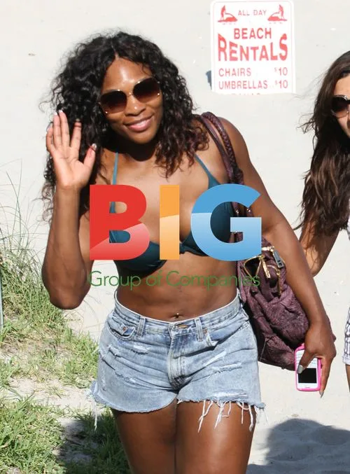Serena Williams on Miami Beach