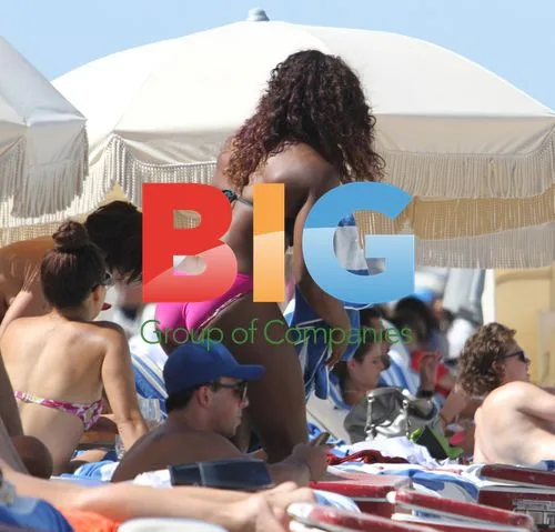 Serena Williams Enjoys Miami Beach