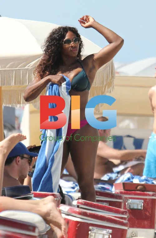 Serena Williams Enjoys Miami Beach