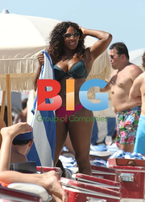Serena Williams Enjoys Miami Beach