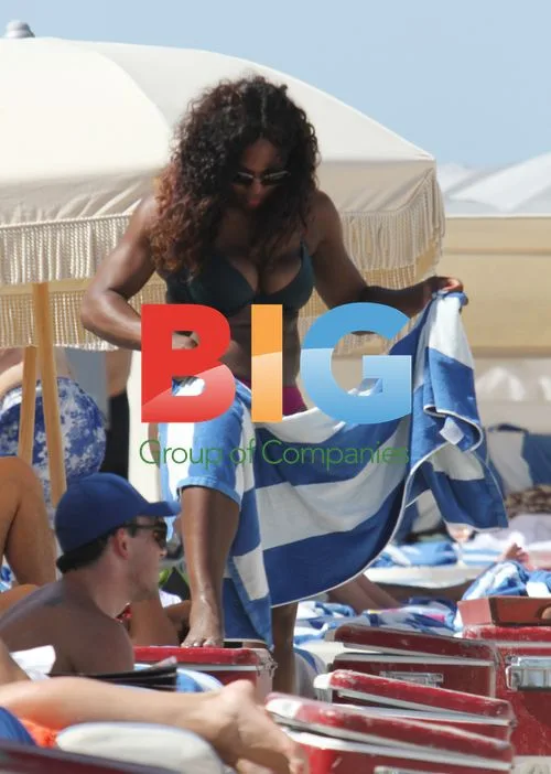 Serena Williams Enjoys Miami Beach