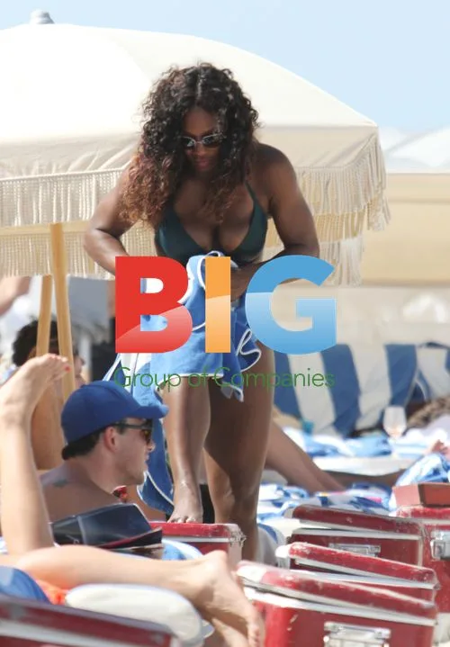 Serena Williams Enjoys Miami Beach