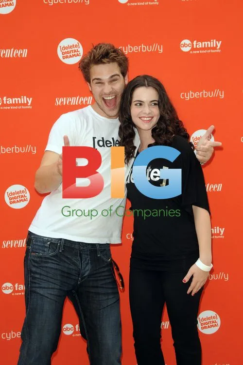 Grey Damon and Vanessa Marano at Delete Digital Drama event
