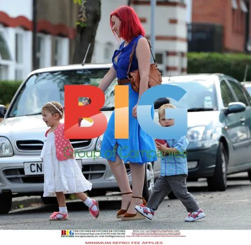 Charlotte Church takes kids to birthday party