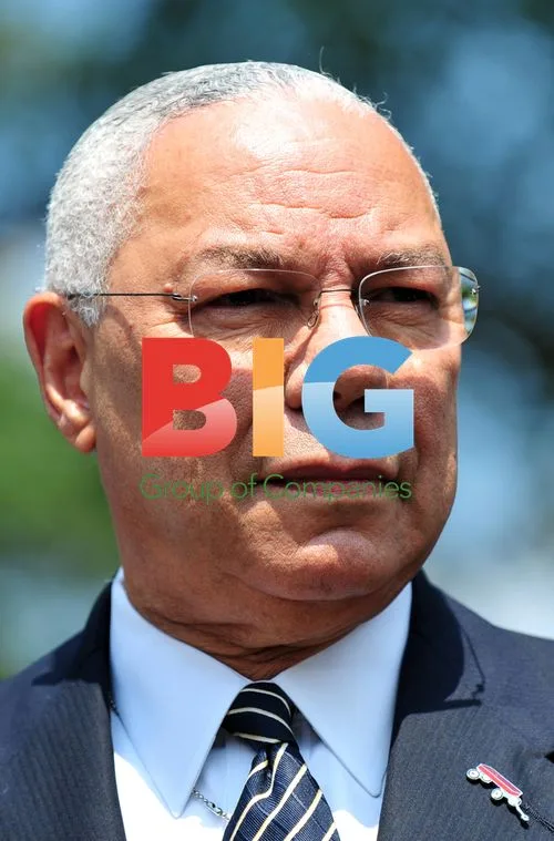 Colin Powell Speaks After Education Roundtable