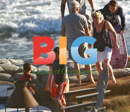 David Beckham and sons play in Malibu