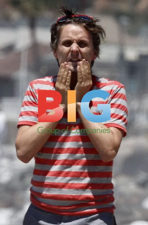Ryder Robinson and Matthew Bellamy on Malibu Beach