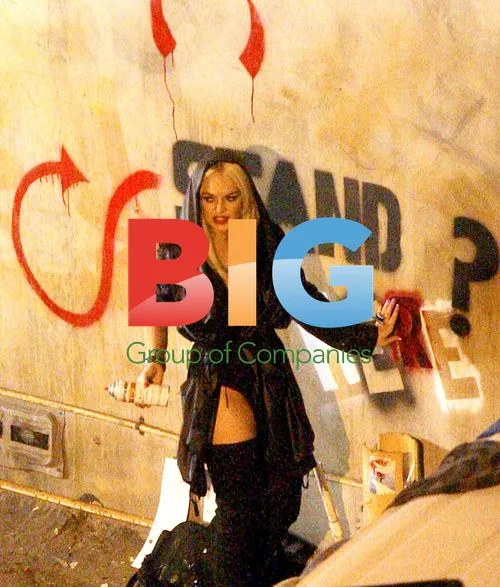 Lindsay Lohan Shoots Music Video in LA