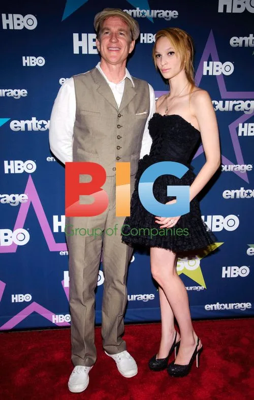 Matthew Modine & daughter at Entourage premiere