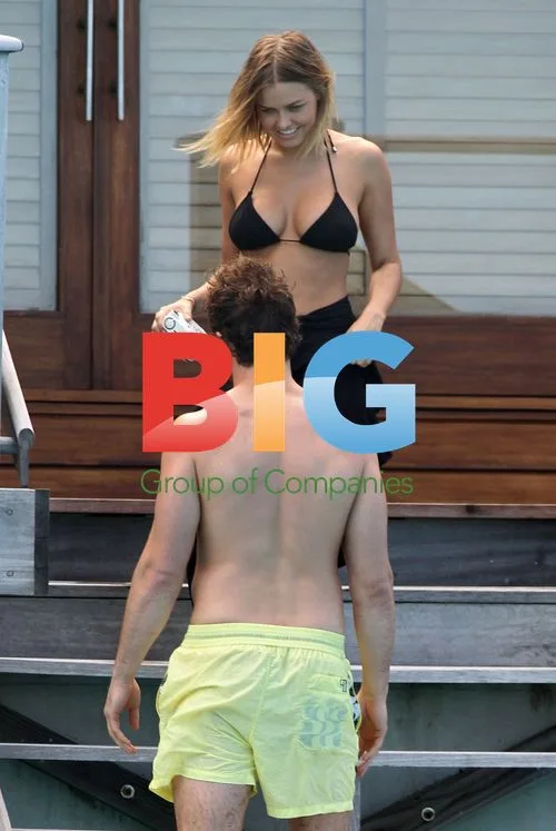 Danny Cipriani and Lara Bingle in Tahiti