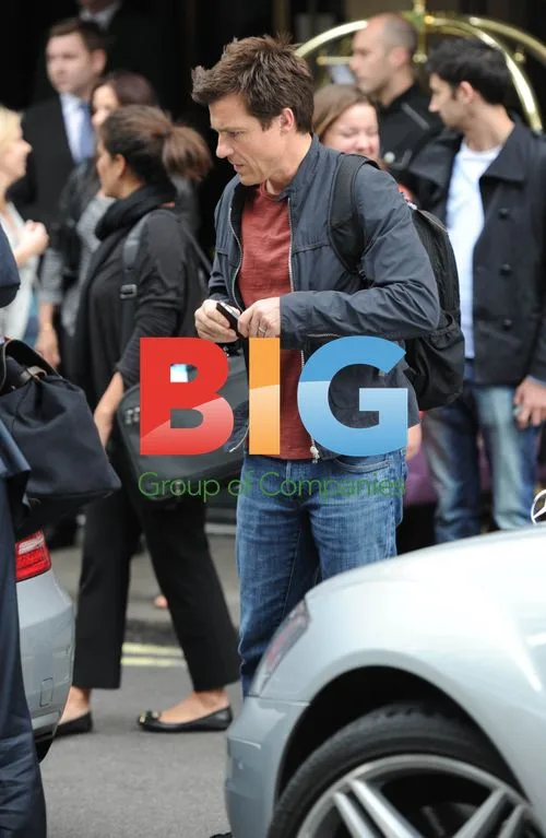 Jason Bateman Leaving Hotel in London