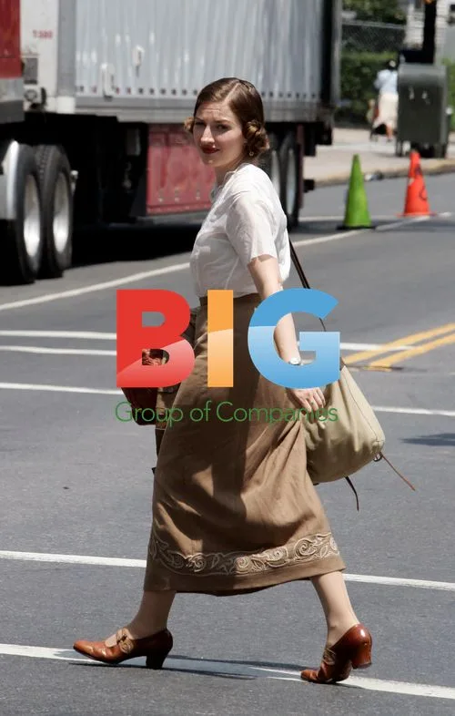 Kelly Macdonald on "Boardwalk Empire" Set