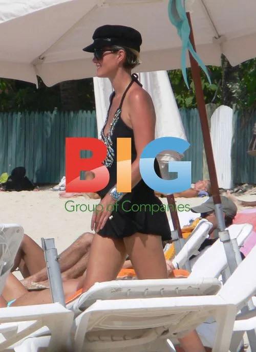 Laeticia Hallyday in St. Barth's, France