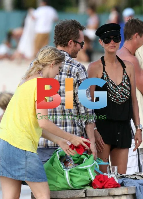 Laeticia Hallyday in St. Barth's, France