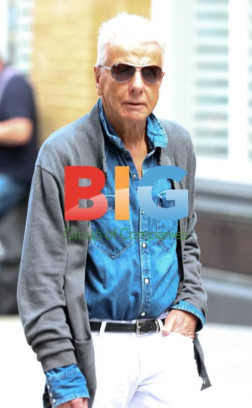 Nicky Haslam Spotted in Sloane Square, London